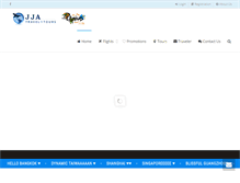 Tablet Screenshot of jjatravelandtours.com